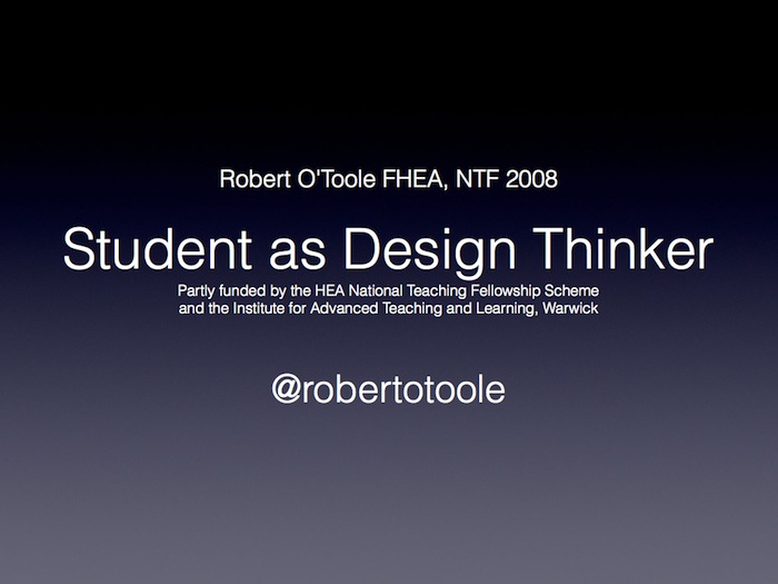 Design Thinking for HEA.001