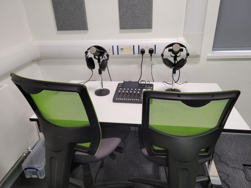 Podcasting kit at Westwood